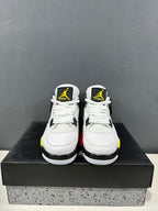 Jordan Air Jordan 4 White Yellow Retro Basketball Sneakers IO2468-102