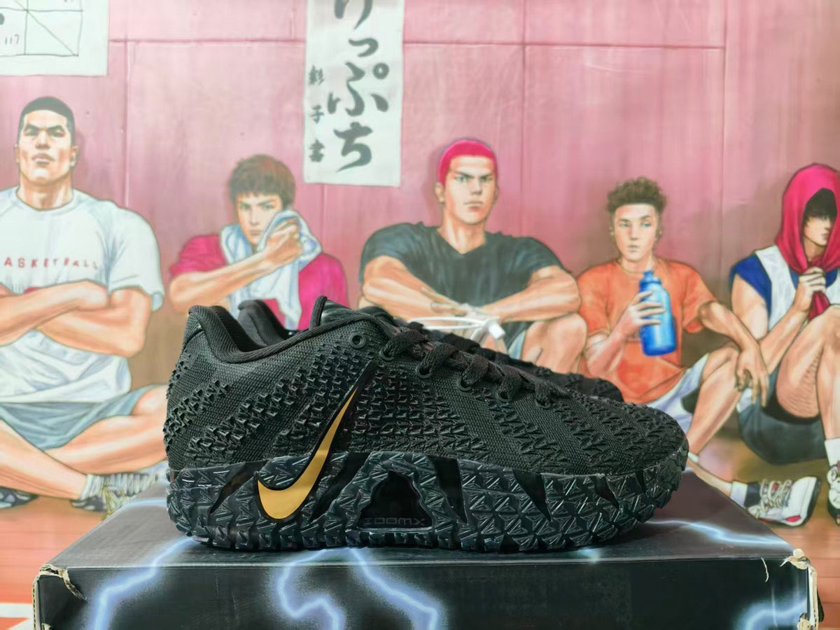 Nike Black and Gold Basketball Sneakers EU 36-46