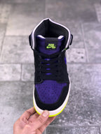 Air Jordan 1 Zoom Air CMFT Lemon Venom Plum Purple Sneakers