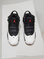 Jordan 6 Rings Black White Red Sneakers