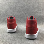 Jordan Air 1 Mid Red High-Top Sneakers 364770-603