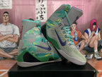 Nike Superhero Basketball Sneakers Green and Gray