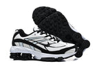 Nike Shox R4 White and Black Sneakers