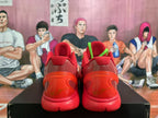 Nike Reverse Green Hornet Basketball Sneakers Red Green