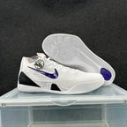 Nike Kobe 9 Low Basketball Shoes White Purple