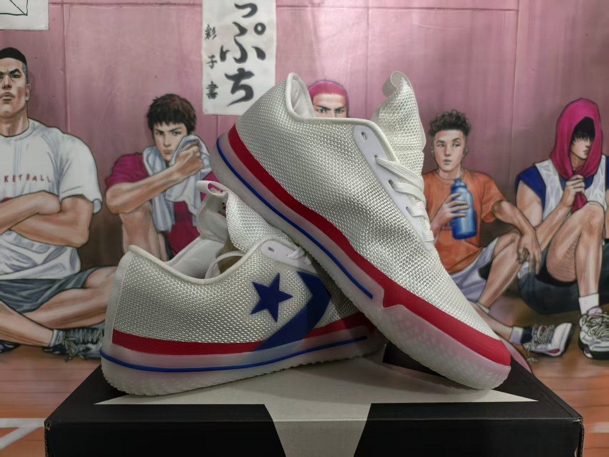 Converse Star Series Sneakers White Blue Red