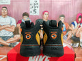 Nike Black and Yellow High-Top Basketball Sneakers
