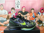 Nike Kobe 6 Basketball Shoes Black Volt Green