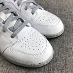 Jordan Air Jordan 1 Mid GS White Cement Sneakers