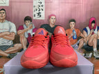 Nike Basketball Sneakers Coral Pink Black White