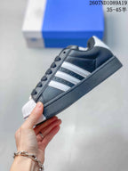 Adidas Superstar Black and White Shell-Toe Sneakers 2607ND1089A19