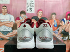 Nike Basketball Sneakers Burgundy Silver