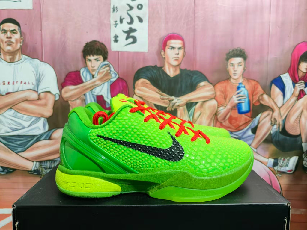 Nike KD Green Hornet Basketball Sneakers Green Red Black