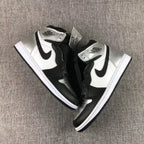 Jordan Air Jordan 1 Silver Toe High-Top Sneakers Black Silver