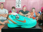 Nike Kobe 8 Basketball Shoes in Turquoise and Bronze