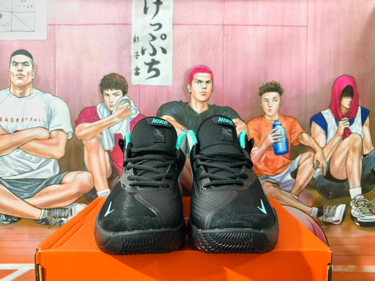 Nike Basketball Shoes Black Multicolor Swoosh