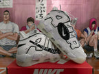 Nike Air More Uptempo White Black Sneakers