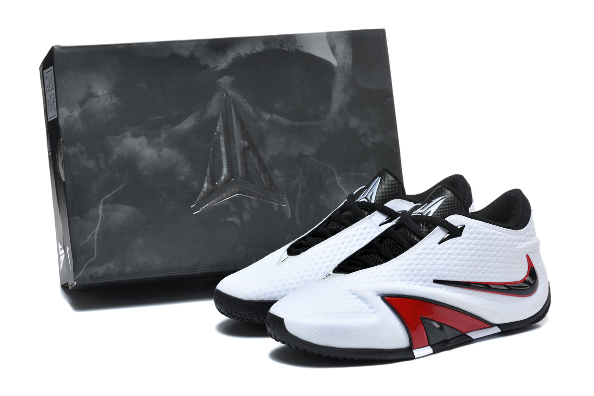 Nike LeBron 20 Low White Black Red Basketball Shoes