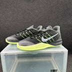 Nike Black and Green Basketball Sneakers