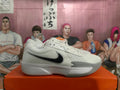 Nike Zoom White and Grey Basketball Shoes