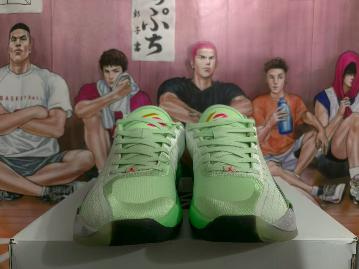 Jordan Green Basketball Sneakers