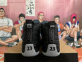 Jordan 12 Black and Grey High-Top Sneakers