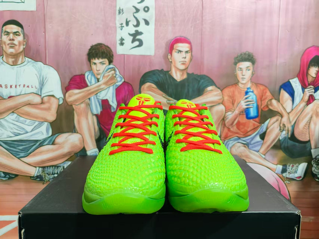 Nike KD Green Hornet Basketball Sneakers Green Red Black