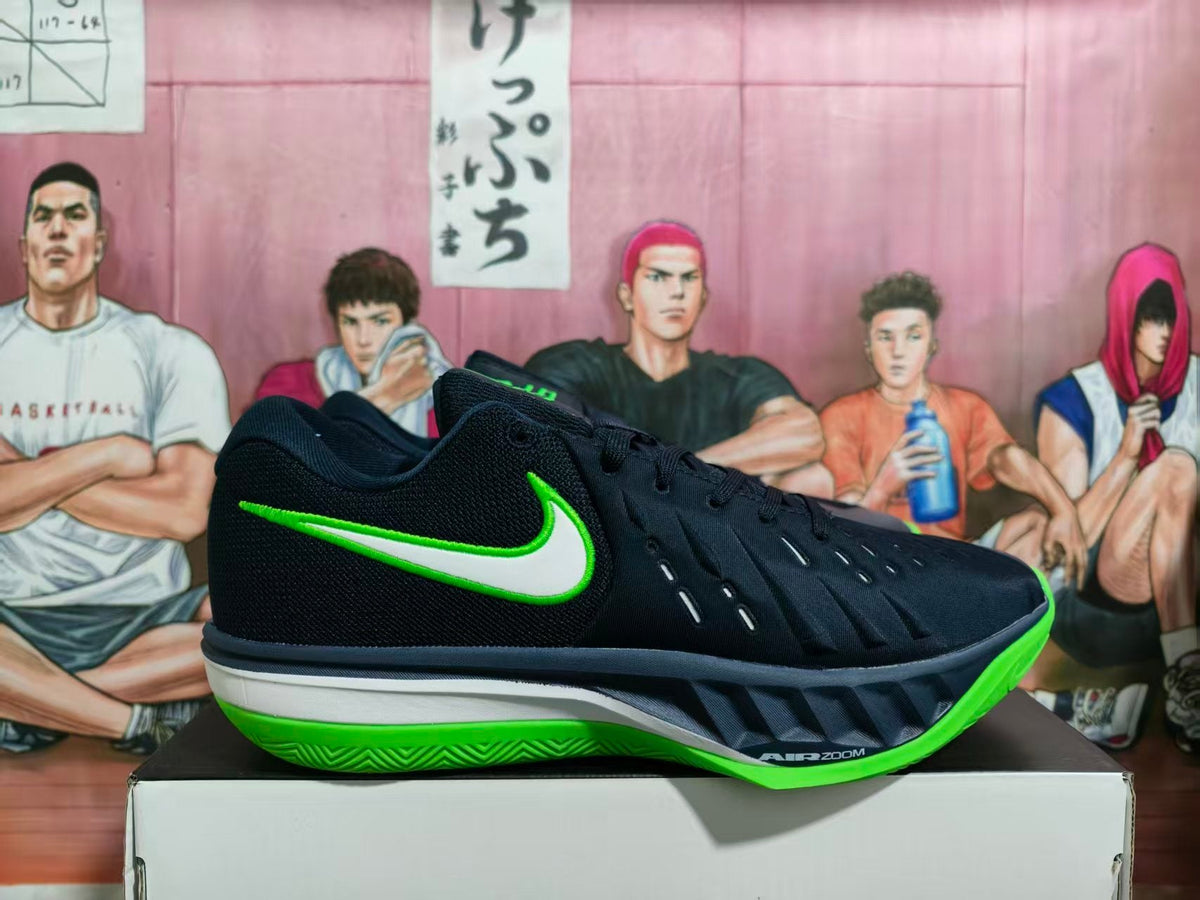 Nike Kyrie Low Basketball Shoes Black and Volt Green