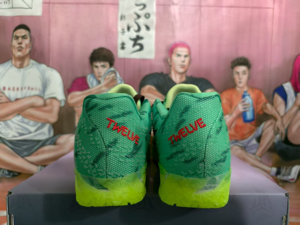 Nike Twelve Basketball Sneakers Green Halloween