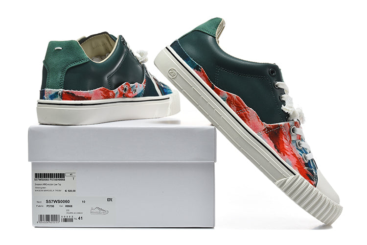 Maison Margiela Tabi Low-Top Sneakers with Graphic Panels