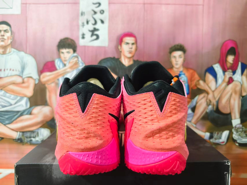 Nike LeBron 12 Basketball Shoes in Pink and Gold