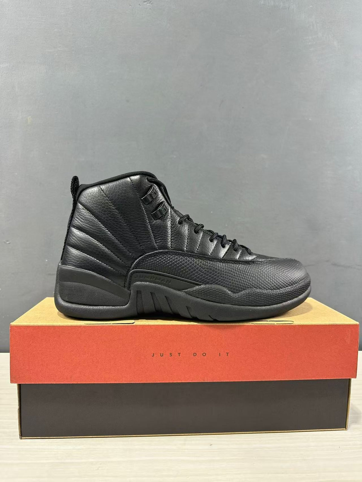 Jordan Air Jordan 12 Winterized High-Top Sneakers Black
