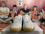 Nike Zoom X White Blue Orange Basketball Shoes