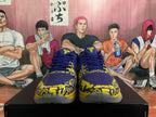 Nike Basketball Sneakers Blue and Yellow Five-Time Champion