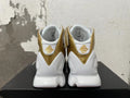 Nike Zoom 2K5 White and Metallic Gold Basketball Shoes