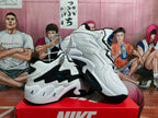 Nike Air Basketball Sneakers White Black Royal Blue