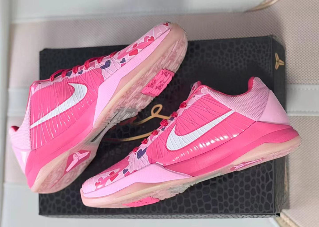 Nike Kobe 5 Brunson PE Pink Basketball Shoes