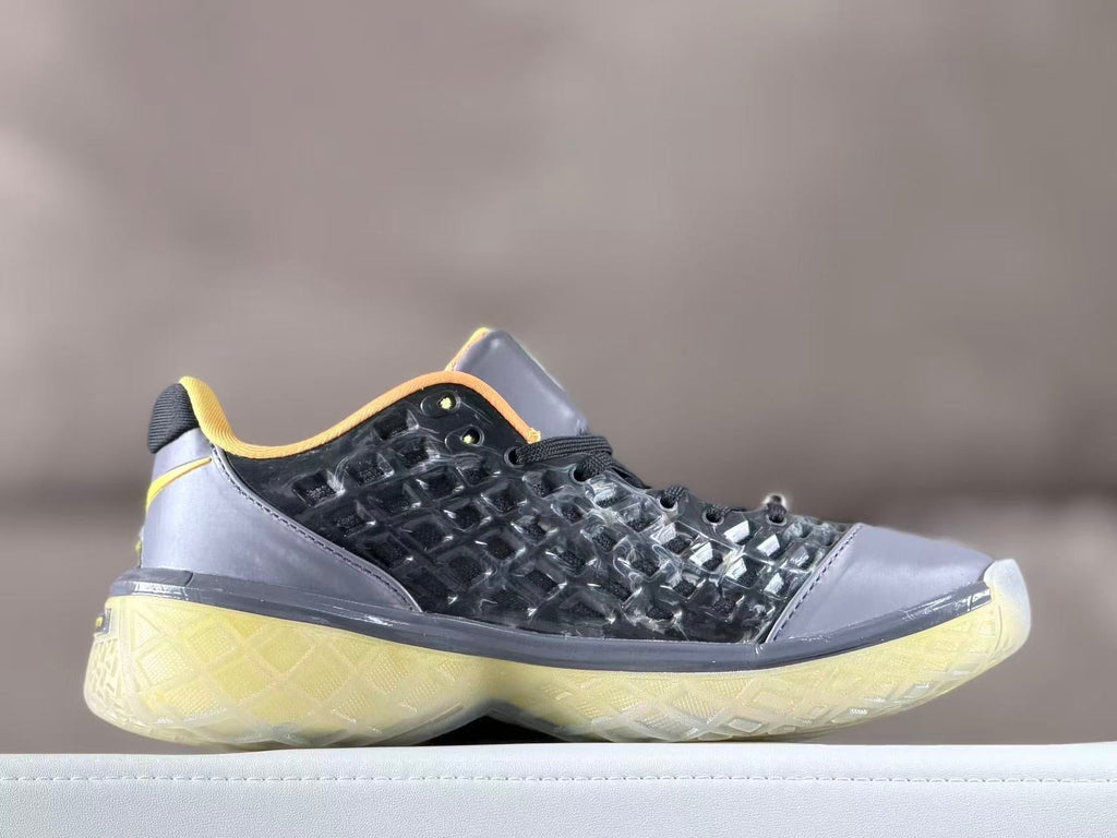 Nike Kobe 3 EYBL Basketball Shoes in Grey and Volt