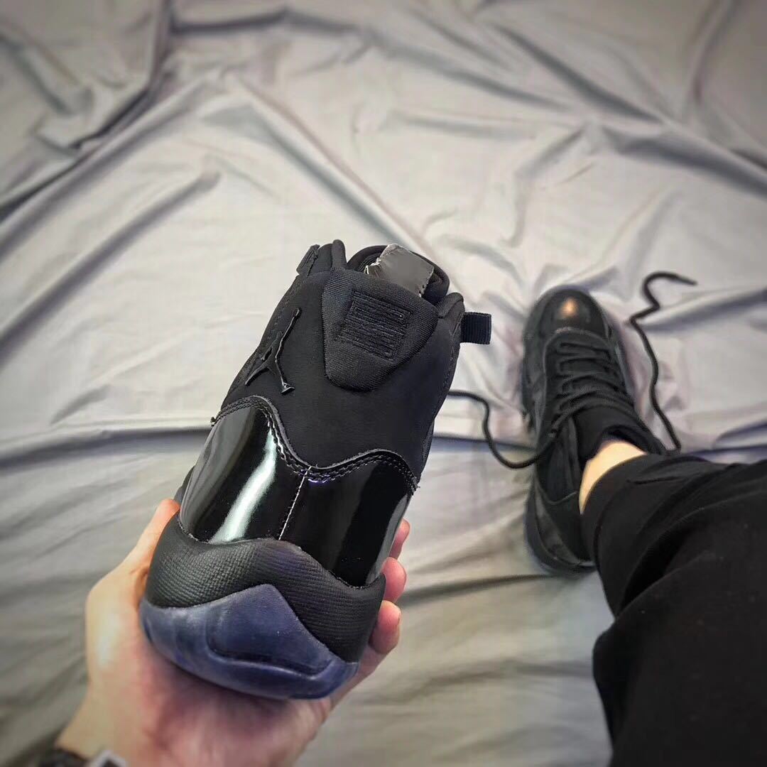Jordan Air Jordan 11 Cap and Gown Black Sneakers