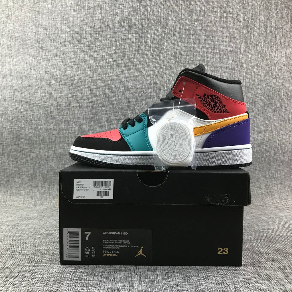 Jordan Air Jordan 1 Mid Multicolor Sneakers