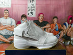 Jordan Jumpman Team 1 White High-Top Basketball Shoes