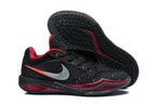 Nike Basketball Shoes Black and Red Low-Top Sneakers