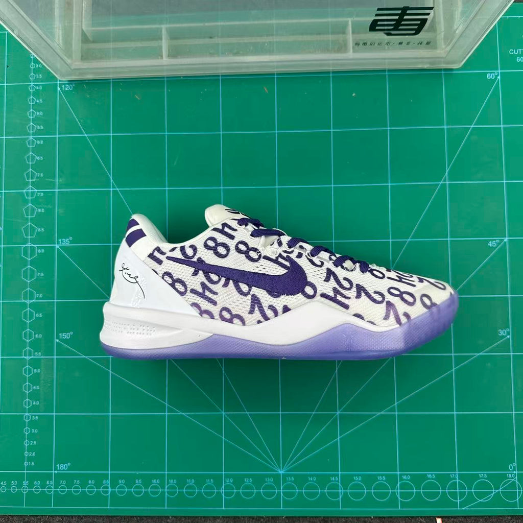 Nike Basketball Sneakers White and Purple