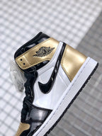 Jordan Air Jordan 1 High Gold Toe Sneakers 861428-007
