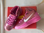 Nike HD2010 Kids High-Top Sneakers Pink and Burgundy