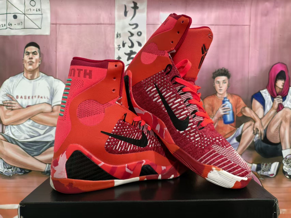 Nike Basketball Sneakers Red High-Top