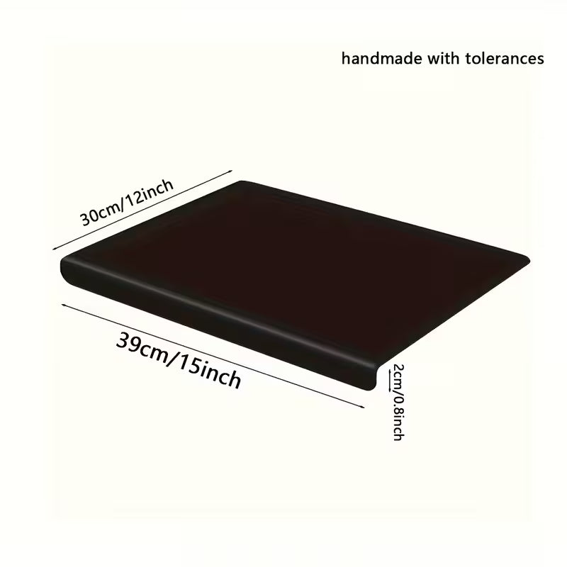 Large Black Cutting Board with Lip High Toughness Kitchen