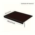 Large Black Cutting Board with Lip High Toughness Kitchen