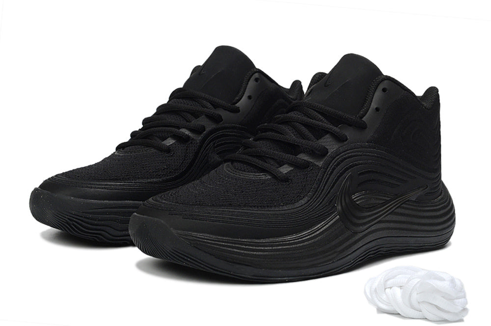 Nike Precision 8 Basketball Shoes in Black, White and Red