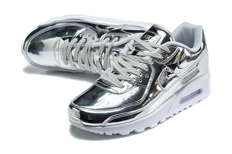 Nike Air Max 90 QS Silver Metallic Sneakers